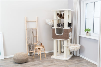 Trixie Krabpaal XXL Humberto Creme / Donkerbruin 68x68x174 cm