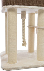 Trixie Krabpaal XXL Humberto Creme / Donkerbruin 68x68x174 cm