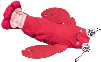 Trixie Spartelgarnaal Stof Catnip Rood kattenspeelgoed 23 cm