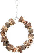 TRIXIE RINGSCHOMMEL HOUT / DENNENAPPELS NATUREL 18X18 CM