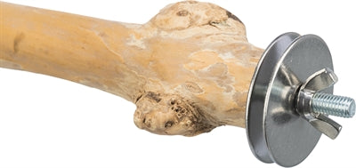 Trixie Zitstok Met Schroefbevestiging Koffiehout vogelspeelgoed 20 cm Dia 2-3 cm