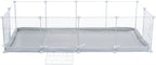 Trixie Vloer Voor Indoorren 62460 Grijs / Wit knaagdierkooi konijnenhok 140x70 cm