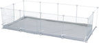 Trixie Vloer Voor Indoorren 62460 Grijs / Wit knaagdierkooi konijnenhok 140x70 cm