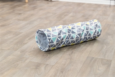 Trixie Knaagdiertunnel Sunny Pluche Grijs knaagdierspeelgoed 70x19x19 cm