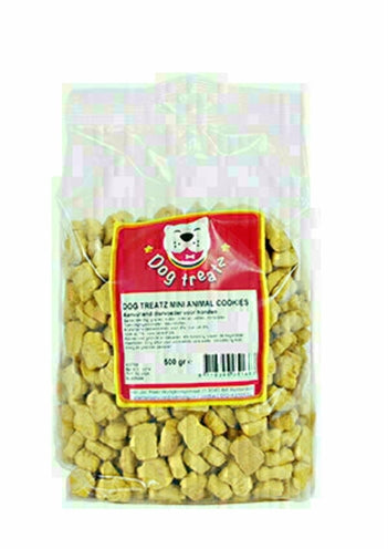 DOG TREATZ MINI ANIMAL COOKIES 500 GR