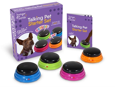 Hunger For Words Talking Pet Starter Set hondenspeelgoed 19,5x4,7x19,6 cm