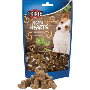 Trixie Insect Hearts Met Meelwormen hondensnacks zacht 80 gr