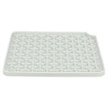 TRIXIE LICK'N'SNACK MAT SILICONEN LICHTGRIJS 20X20 CM