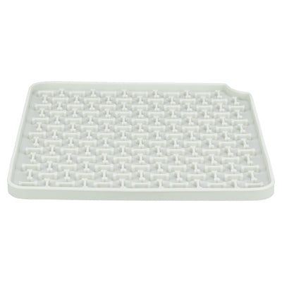 TRIXIE LICK'N'SNACK MAT SILICONEN LICHTGRIJS 20X20 CM