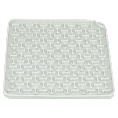 Trixie Lick'n'snack Mat Siliconen Lichtgrijs voerbak hond 20x20 cm