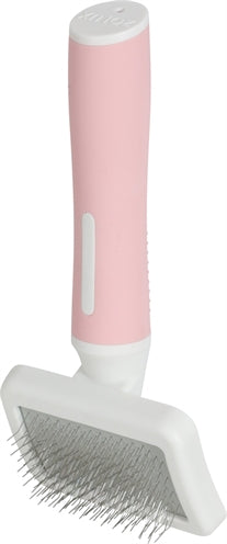Zolux Anah Slickerborstel Roze / Wit kammen borstels S 7,5x3,5x16,5 cm