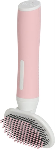 Zolux Anah Slickerborstel Soft Roze / Wit kammen borstels S 6,5x3,5x16 cm