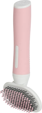 Zolux Anah Slickerborstel Soft Roze / Wit kammen borstels S 6,5x3,5x16 cm