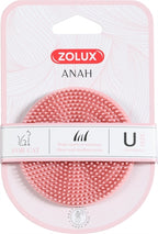 Zolux Anah Borstel Rond Rubber Roze kammen borstels 7,5x7,5x3 cm