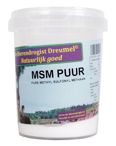 Dierendrogist Msm Puur Poeder voedingssupplement hond 250 gr