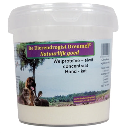 Dierendrogist Weiproteine Concentraat Hond / Kat voedingssupplement 400 gr