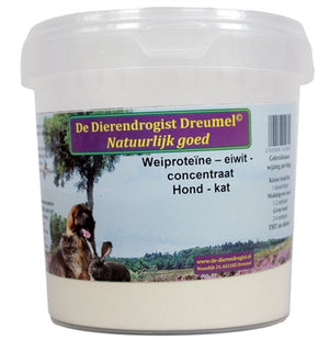 Dierendrogist Weiproteine Concentraat Hond / Kat voedingssupplement 400 gr