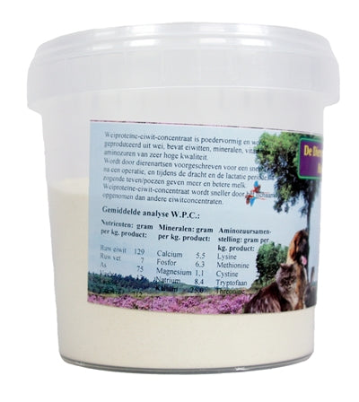 Dierendrogist Weiproteine Concentraat Hond / Kat voedingssupplement 400 gr