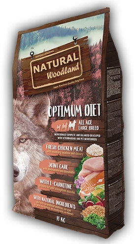 Natural Woodland Optimum Large Breed Diet hondenvoer droogvoer 10 kg