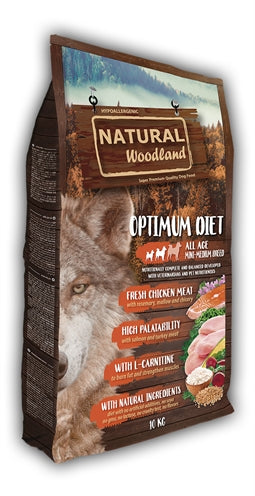 Natural Woodland Optimum Mini / Medium Breed Diet hondenvoer droogvoer