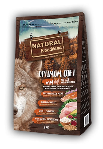 Natural Woodland Optimum Mini / Medium Breed Diet hondenvoer droogvoer