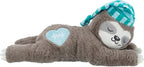 Trixie Pluche Luiaard Grijs Met Heartbeat Voor Puppy hondenspeelgoed 34 cm
