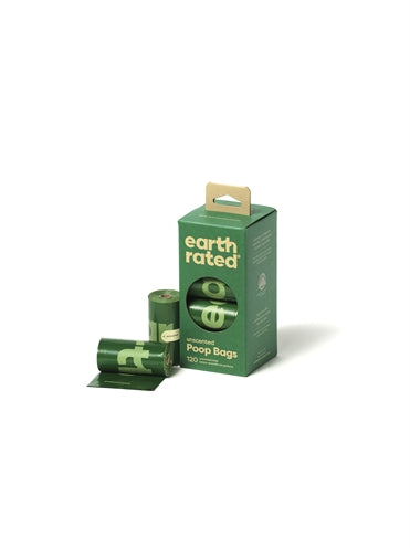 EARTH RATED POEPZAKJES GEURLOOS GERECYCLED 8X15 ST