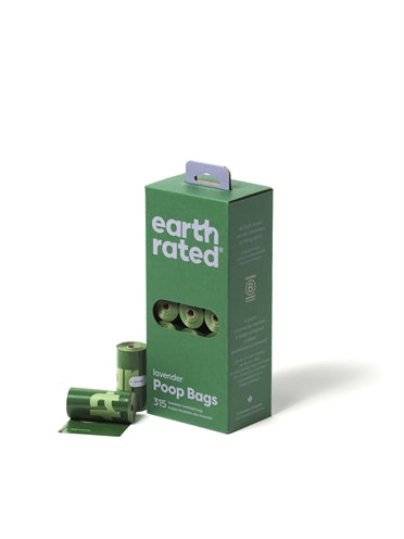EARTH RATED POEPZAKJES LAVENDEL GERECYCLED 21X15 ST