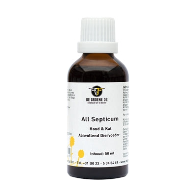 de Groene os All Septicum Hond / Kat voedingssupplement 50 ml