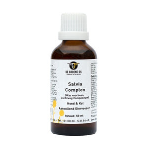 de Groene os Salvia Complex Hond / Kat voedingssupplement 50 ml