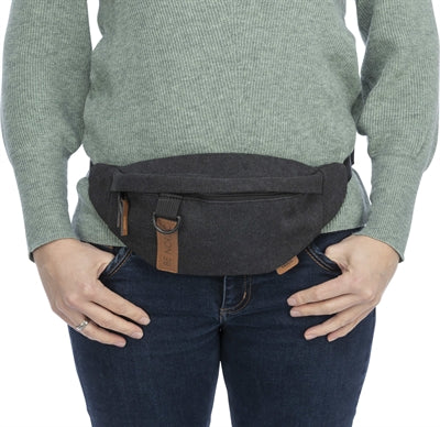 Trixie be Nordic Heuptas Zwart outdoor 24x8X11 cm Riem 50-165 cm
