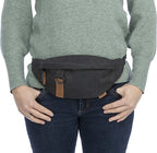 Trixie be Nordic Heuptas Zwart outdoor 24x8X11 cm Riem 50-165 cm