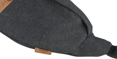 Trixie be Nordic Heuptas Zwart outdoor 24x8X11 cm Riem 50-165 cm