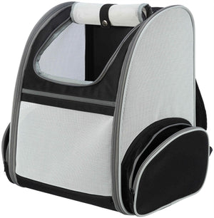 Trixie Hondentas Rugtas Chloe Lichtgrijs / Zwart 39x27x43 cm