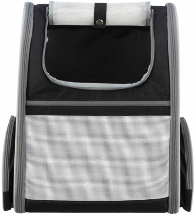 Trixie Hondentas Rugtas Chloe Lichtgrijs / Zwart 39x27x43 cm