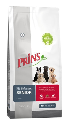 Prins Fit Selection Senior hondenvoer droogvoer 15 kg