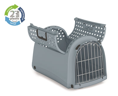 IMAC REISMAND LINUS CABRIO 2ND LIFE GERECYCLED LICHTBLAUW 50X32X34,5 CM