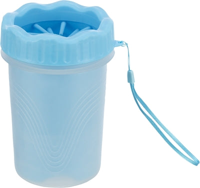 TRIXIE POOTREINIGER VOOR DE HOND SILICONE / PP BLAUW MEDIUM / LARGE 15 CM
