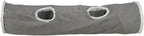 Trixie Katten Speeltunnel Harvey Velours / Pluche Grijs kattenspeelgoed 116x27 cm