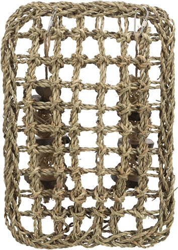Trixie Knaagdier Mat Met Speeltjes Zeegras knaagdierspeelgoed 18x30 cm