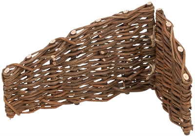Trixie Hoekelement Voor Muizen en Hamsters Wilg knaagdierspeelgoed 20x10x13CM