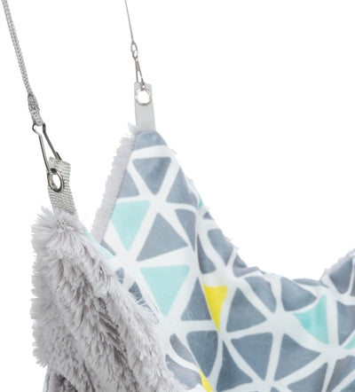 Trixie Hangmat Sunny Met 2 Verdiepingen Voor Grote Hamsters Pluche knaagdierspeelgoed 30x30 cm