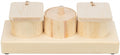 TRIXIE SNACK CUPS VOOR RATTEN EN KONIJNEN HOUT 15X45X6 CM
