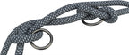 Trixie Soft Rope Hondenriem Verstelbaar Zwart / Grijs hondenhalsband 200x1 cm