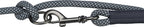 Trixie Soft Rope Hondenriem Verstelbaar Zwart / Grijs hondenhalsband 200x1 cm