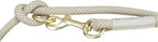 Trixie Soft Rope Hondenriem Verstelbaar Grijs / Lichtgrijs hondenhalsband 200x1 cm