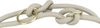Trixie Soft Rope Hondenriem Verstelbaar Grijs / Lichtgrijs hondenhalsband 200x1 cm