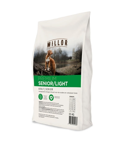 Millor Extruded Adult Senior / Light hondenvoer droogvoer 15 kg