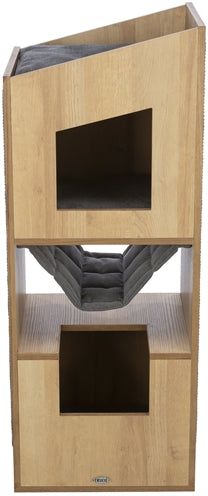 TRIXIE CITYSTYLE CAT TOWER BRUIN / GRIJS 105 CM