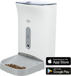 Trixie Voederautomaat Smart 2.0 Wit / Grijs electrische artikelen 4,5 ltr 24x19x38 cm